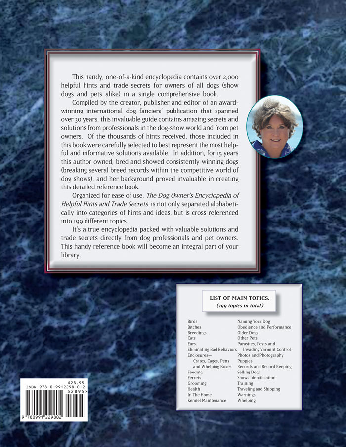 Back Cover Dog Owners Encyclopedia